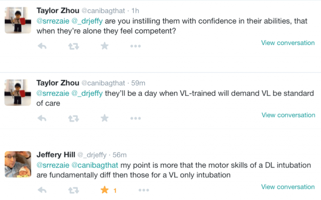 Video Laryngoscopy or Direct Laryngoscopy for Trainees REBEL EM