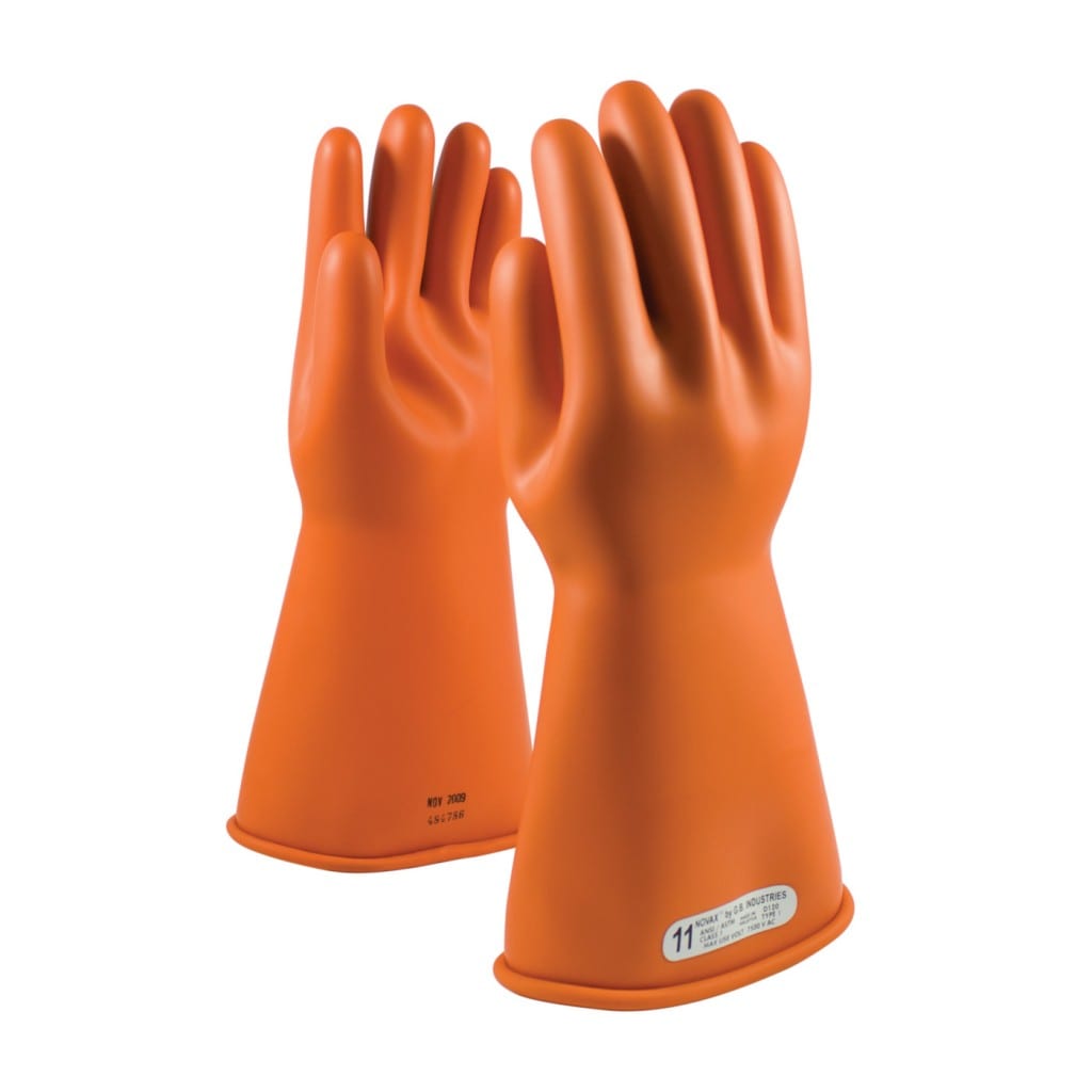 Class 1 electrical insulating gloves