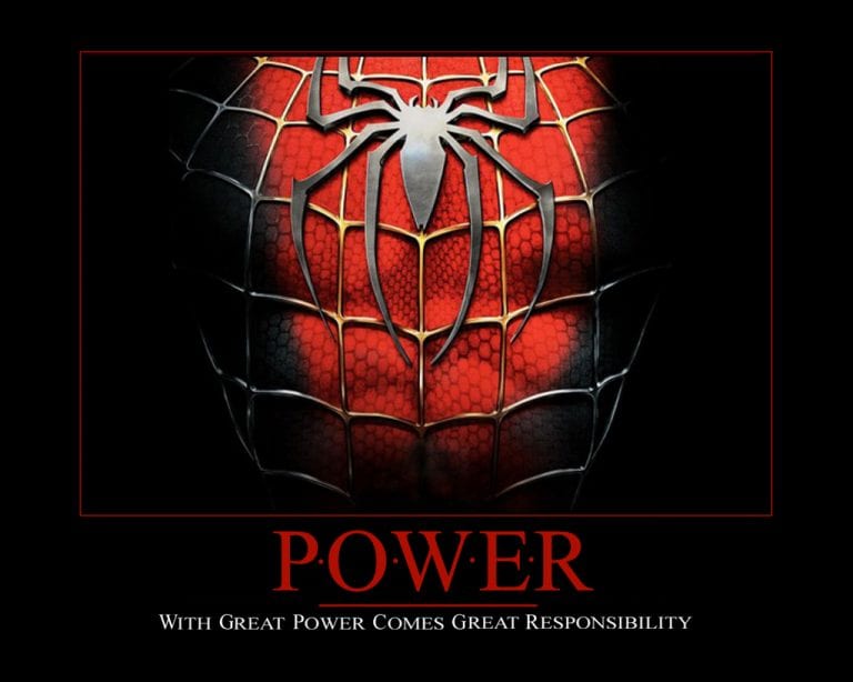 Quote With Great Power Comes Great Responsibility With Great Power ...