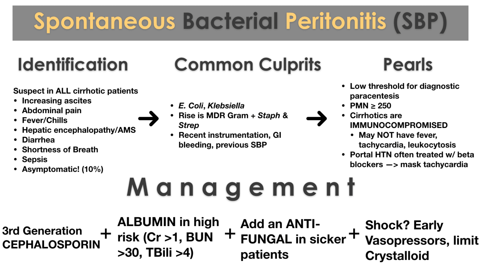 Spontaneous Bacterial Peritonitis (SBP) - REBEL EM - Emergency Medicine ...