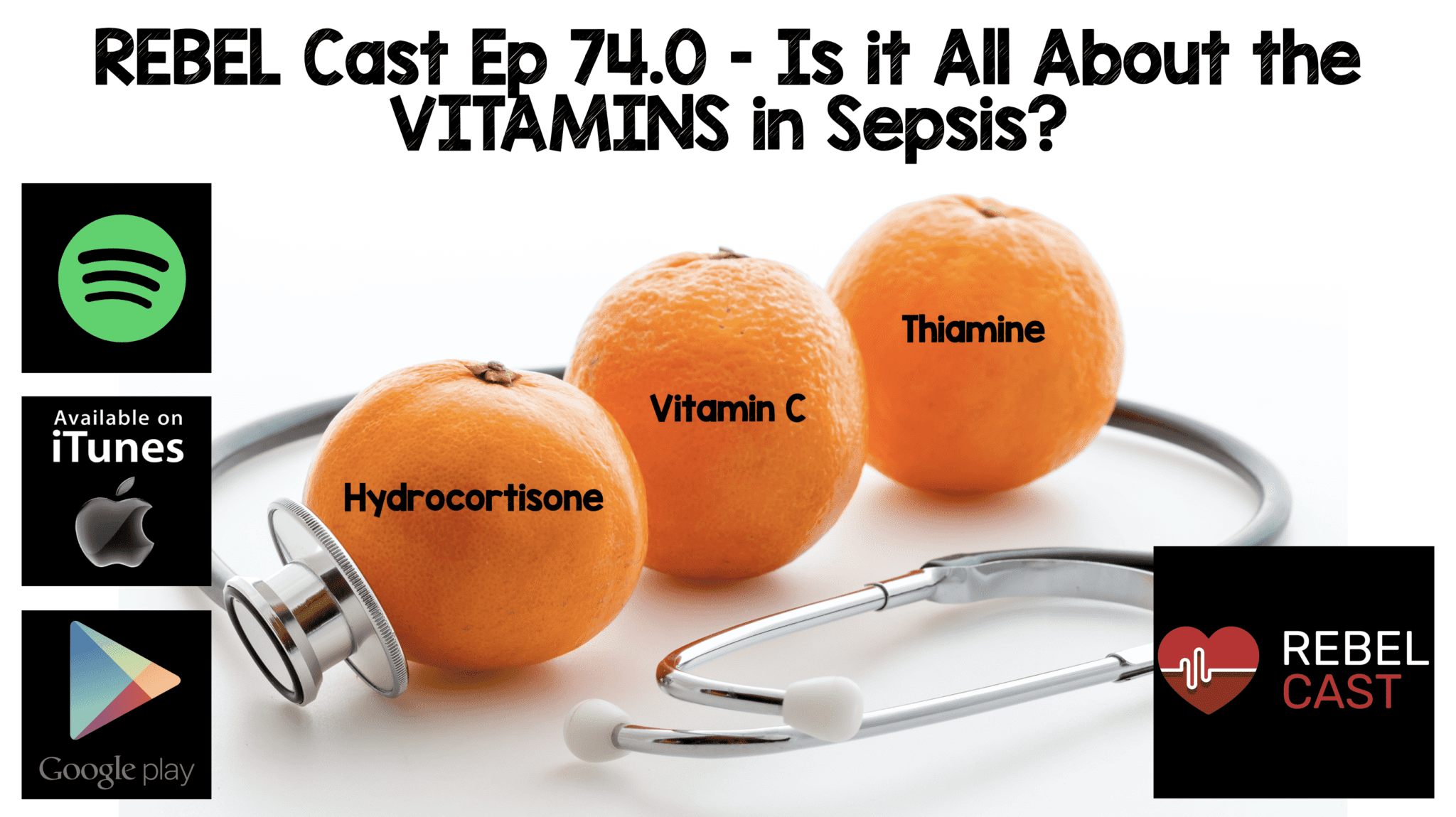 REBEL Cast Ep74 Is it all About the VITAMINS in Sepsis? REBEL EM Emergency Medicine Blog