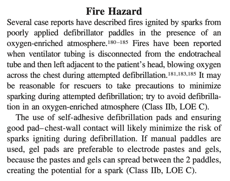 AHA 2010 Fire Hazard REBEL EM Emergency Medicine Blog