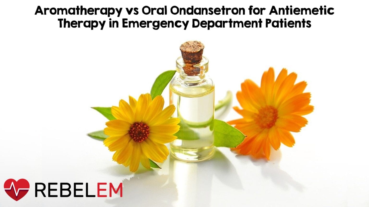 Aromatherapy vs Oral Ondansetron for Antiemetic Therapy Among