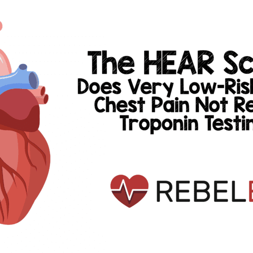 The HEAR Score Does Very LowRisk Acute Chest Pain Not Require Tropon MEDTAC International Corp.